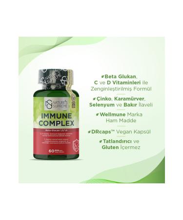 Natures Supreme Immune Complex 60 Capsules - Buy Online on GoSupps.com