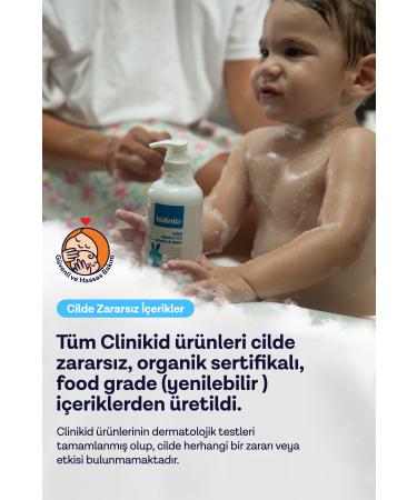 Clinikid Organic Certified 2 in 1 Shampoo & Shower Gel - Buy Online on GoSupps.com