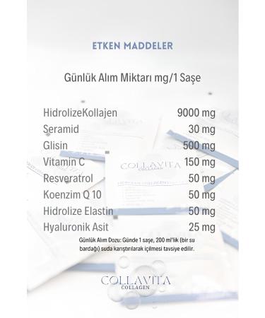 Collavita Collagen Collavita Hydrolyzed Collagen-ceramide Type 1 and Type 3 Collagen 30 Sachets - Buy Online on GoSupps.com