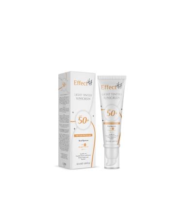 EffectHA Light Tinted Sunscreen Skin Tone Equalizer Sunscreen Cream Spf50 for Fair Skin - Buy Online on GoSupps.com