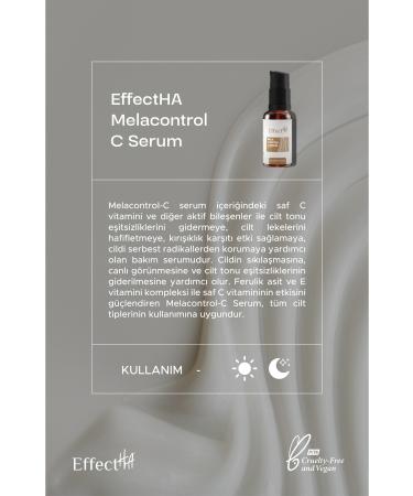 EffectHA Melacontrol-c Serum Anti-Stain Vitamin C Serum for All Skin Types - Buy Online on GoSupps.com