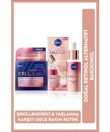 NIVEA Restorative Serum For Wrinkle-Prone Skin 30ml Skin Barrier Restorative Night Cream 50ml Demb.684