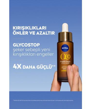 NIVEA Preventing Wrinkle Formation on Skin Anti-Wrinkle Moisturizing Dual-Effect Serum 30ml eleg.1243 - Buy Online on GoSupps.com