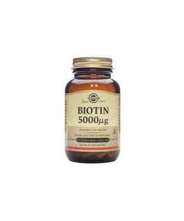 Solgar Biotin 5000 Mg 50 Capsules