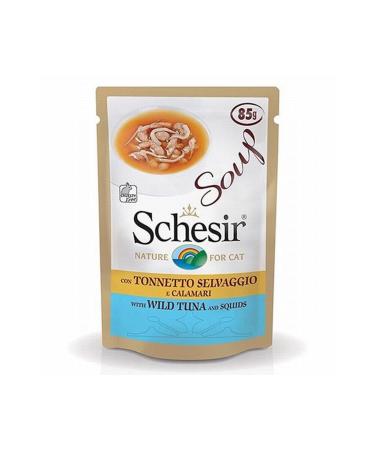 Astra Market Schesir Tuna and Calamari Cat Soup 85 Gr - Lisinya