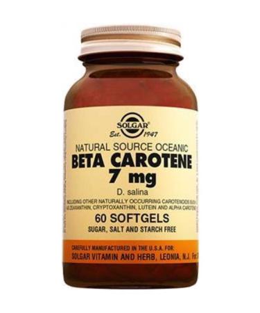 Solgar Beta Carotene 7 Mg 60 Softgel - Buy Online on GoSupps.com