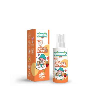Minoris Baby Organic Sunscreen Spray Cream Spf30 150ml