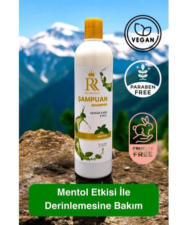 Naturix Richie Rich Menthol Anti-Dandruff Refreshing Shampoo Advantage Size 700 ML - Buy Online on GoSupps.com