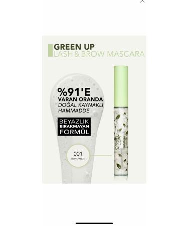 Flormar GREEN UP LASH&BROW MASCARA-001 - Buy Online on GoSupps.com