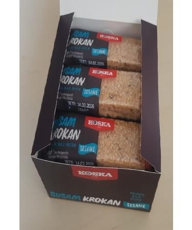 Koska Sesame Croquant 30 gr * 12 Pieces (Box) - Buy Online on GoSupps.com