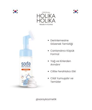 Holika Holika Soda Pore Cleansing Foam - Buy Online on GoSupps.com