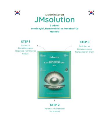 JMsolution 3 Step Marine Luminous Pearl Mask
