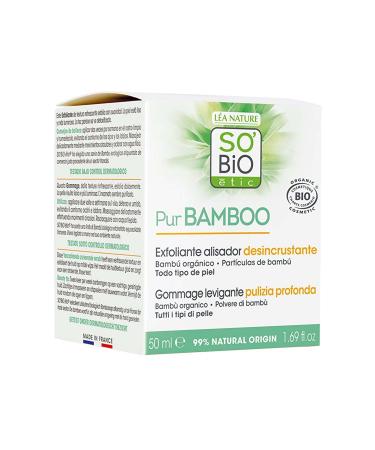 So'Bio Etic Organic Bamboo Purifying Smoothing Scrub Pur Bamboo Deep Cleansing Smoothing Scrub 50 ml