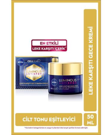 NIVEA ANTI-STAIN SKIN TONE EQUALIZING NIGHT FACE CARE CREAM WITH HYALURONIC ACID CONTENTPassi.4275