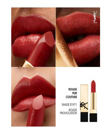 Yves Saint Laurent Rouge Pur Couture - Long-Lasting Moisturizing Satin Finish Lipstick 3.8G - Buy Online on GoSupps.com