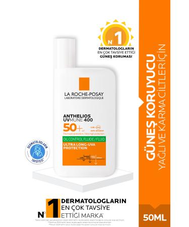 La Roche Posay Anthelios Uvmune400 SPF50+ Oil Control Sunscreen Cream - For Oily and Combination Skin