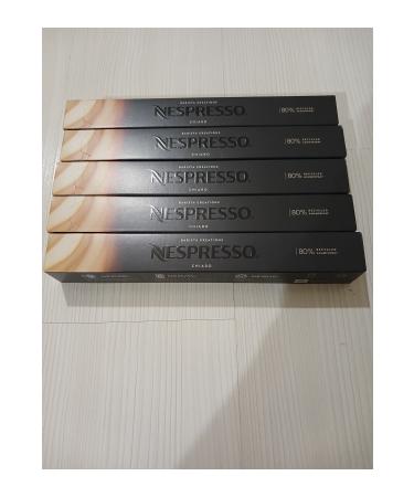 Nespresso Barista Creations Chiaro Capsule Coffee 50 Pieces (5 Boxes)