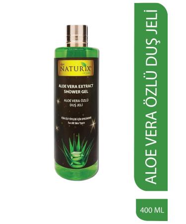 Naturix Aloe Vera Shower Gel Moisturizing Shower Gel Therapy Long-lasting Fragrance Perfume Effect Shower Gel 400 Ml