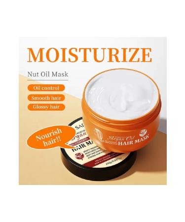 SADOER Organic Argan Oil Hair Mask (250 g) - Buy Online on GoSupps.com