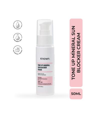 KNOWN. Sunscreen | SPF 50+ Pink Tone-Up Sunscreen |