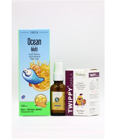 Ocean Multi Estellife D3 Spray and Twippy Drops - Vitamin Vitamin D and Probiotic Package for Children - Buy Online on GoSupps.com