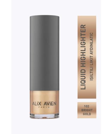 Alix Avien Yellow Luminous Liquid Highlighter - Liquid Highlighter 102 - For Face & Body - 30 ml