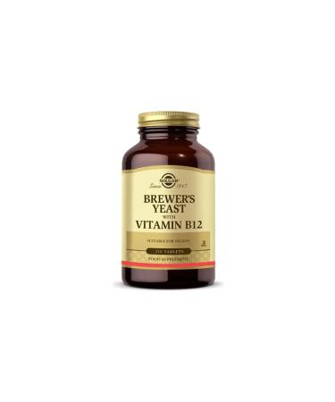 Solgar Brewer's Yeast With B12 250 Tablets