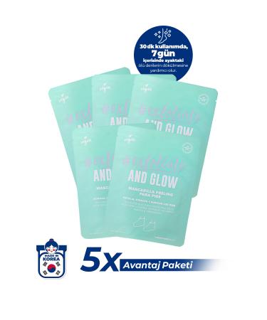 todobeauty 5-pack Exfoliate and Glow Sock Type Peeling Foot Mask