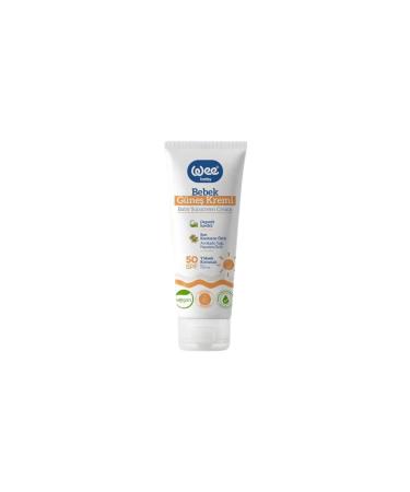 Wee Baby Organic Baby Sun Cream Spf 50 75 ml