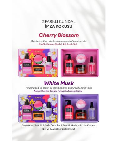 Kundal Intensive Moisturizing Effective Quadruple Body Care Set KUNDAL Body Care Gift Box (Cherry Blossom) - Buy Online on GoSupps.com