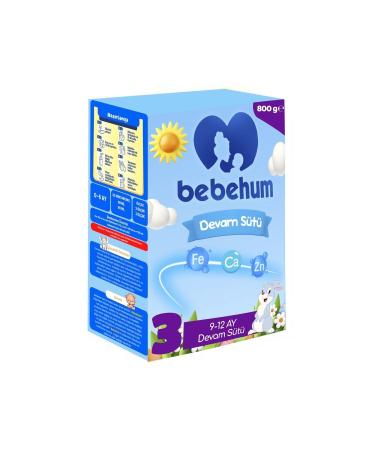 bebegen Bebehum 3 Follow-On Milk 800 Gr 9-12 Months