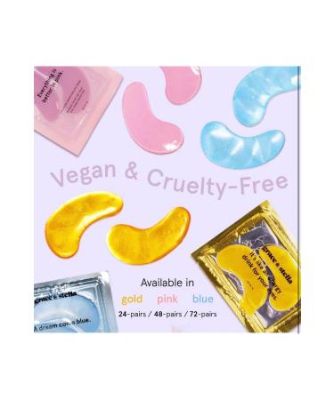grace & stella Award Winning Viral Eye Mask Blue 12 Pairs Reduces Dark Circles Puffy Eyes & Wrinkles - Buy Online on GoSupps.com