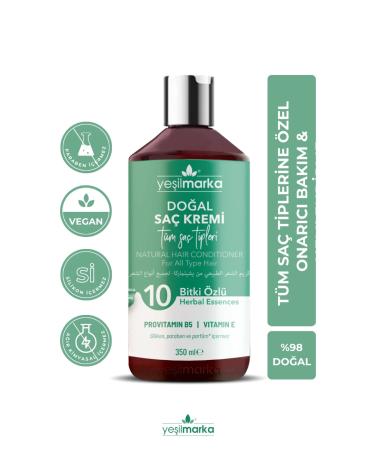 ye ilmarka Natural Hair Conditioner - Leave-in Conditioner for All Hair Types (DAMAGED - BREAKING - MATTE HAIR)