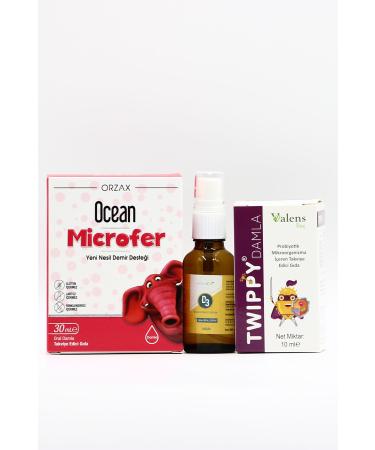 Iron and Probiotic Support Package for Children with Ocean Microfer Estellife D3 Twippy Drops - Buy Online on GoSupps.com