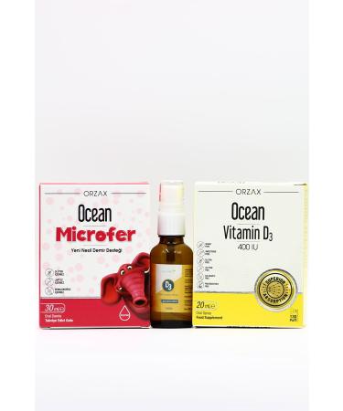 Iron and Vitamin D Support Package for Children with Ocean Microfer Estellife D3 Ocean Vitamin D3 - Buy Online on GoSupps.com