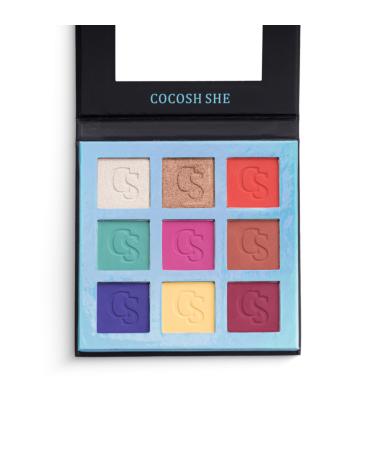 Cocosh She Colorful 9 Color Eyeshadow Palette High Pigmentation Non-Clumping Easy Blending - Buy Online on GoSupps.com