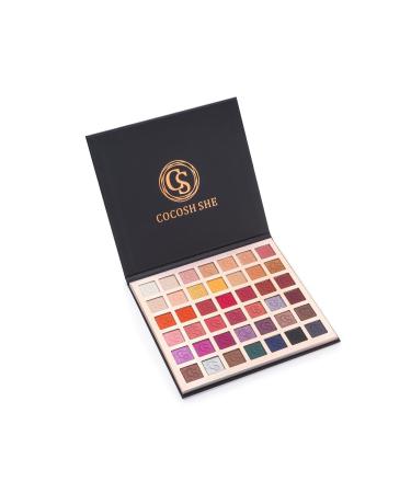 Cocosh She Urban Girl 42 Color Eyeshadow Palette High Pigmentation Non-Clumping Easy Blending - Buy Online on GoSupps.com
