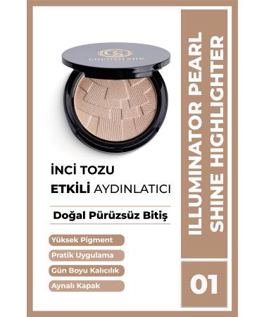 Cocosh She Pearl Shine Illuminating Highlighter 01 Golden Bronze Pearl Powder High Pigmentation Soft Texture