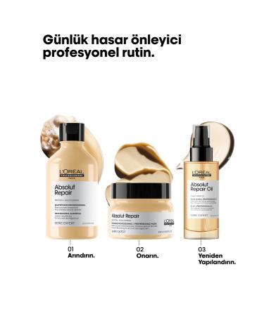 L'oreal Professionnel Serie Expert Absolut Repair Damaged Hair Repair Shampoo 300ml - Buy Online on GoSupps.com