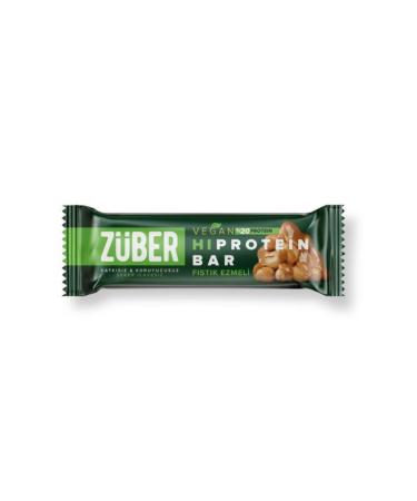Z ber Vegan Hi-protein Bar with Peanut Butter 45 G - 12 Pieces X 45gr