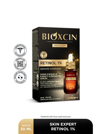 Bioxcin Retinol Serum 1% 30 ml - Deep Anti-Wrinkle Ceramide Complex - Buy Online on GoSupps.com