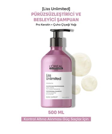 L'oreal Professionnel Serie Expert Liss Unlimited Anti-frizz and Intense Softness Shampoo