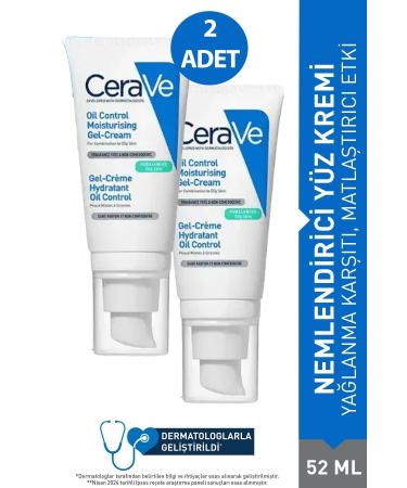CeraVe Anti-Oily Moisturizing Face Cream 52 ml 2 Pieces