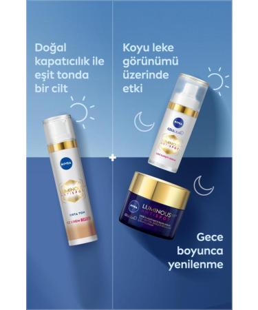 NIVEA Luminous630 Anti-Dark Spot CC Face Cream 40ml SPF30 Sunscreen Hyaluronic Acid Medium Tone - Buy Online on GoSupps.com