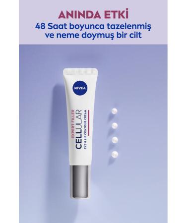 NIVEA Cellular Expert Filler Firming Eye Cream 15ml Line Reducer Collagen Moisturizer - Buy Online on GoSupps.com