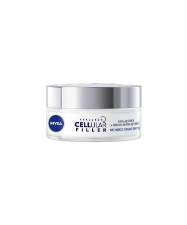 NIVEA Cellular Expert Filler Intensive Anti-Aging Day Care Face Cream 50ml Spf15 Hyaluronic Acid - Buy Online on GoSupps.com