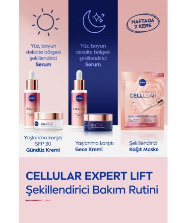 NIVEA Cellular Expert Lift Pure Bakuchiol Advanced Anti-Aging Day & Night Face Cream 50ml - Buy Online on GoSupps.com