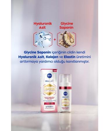 NIVEA Luminous630 Collagen Trigger Anti-Aging and Anti-Spot Skin Serum 30ml and Day Care Cream 40ml - Buy Online on GoSupps.com