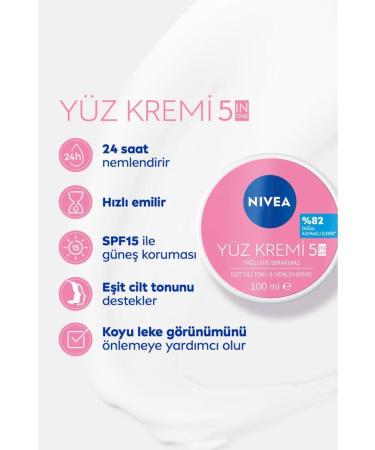 NIVEA 5in1 Skin Tone Equalizing Face Care Cream Spf 15 24 Hour Moisturizer Anti-Spot - Buy Online on GoSupps.com