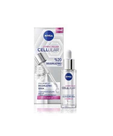 NIVEA Cellular Expert Filler Plumping Serum 30ml Anti-Wrinkle Hyaluronic Acid Moisturizer